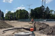 У Чернігові реконструюють енергомережі на Красній площі: буде зручно і безпечно