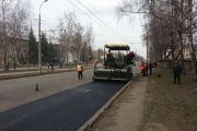 Відсьогодні на вулиці Мазепи проводиться асфальтування