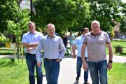 Міський голова проінспектував територію Березового гаю