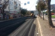 На вулиці Шевченка розпочалося асфальтування