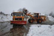 Снігопад у Чернігові. Комунальники працюють