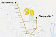 У Чернігові організовані спеціальні рейси тролейбусного маршруту № 9