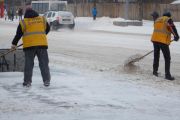 КП «АТП – 2528» забезпечує постійне прибирання снігу на вулицях міста