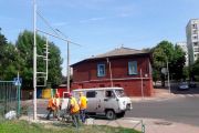 Будівництво світлофорного об`єкту на перехресті вулиць Київська-Мстиславська