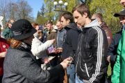 Чернігівська громада урочисто провела призовників до лав Українського війська