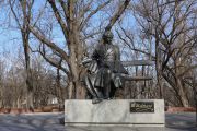 210-ту річницю з Дня народження Тараса Шевченка у Чернігові відзначили покладанням квітів до його пам'ятника на Валу