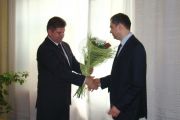 О. Шеремет представив нового головного лікаря станції швидкої медичної допомоги
