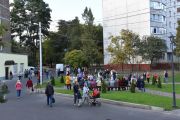 У Чернігові урочисто відкрили новий сквер на вулиці Рокоссовського