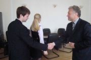 Олександр Соколов зустрівся із студентами, що стажуватимуться у міськраді