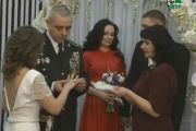 Перші пари, які одружилися в День закоханих, у Чернігові привітав міський голова