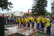 У Чернігові зустріли учасників міжнародного велопробігу