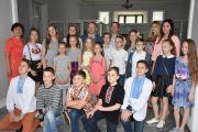 З делегацією чернігівських дітей після повернення з Тарнобжега зустрілись у міській раді