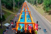 Рекордно довгу водну гірку в Чернігові відкриють завтра об 11.00