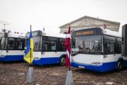 Рига передала Чернігову десять автобусів