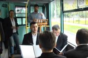 Музичний тролейбус їздив сьогодні вулицями Чернігова