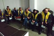 Владислав Атрошенко зустрівся з водіями снігоприбиральної техніки перед їх нічною зміною