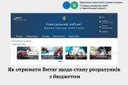 Як отримати Витяг щодо стану розрахунків із бюджетом