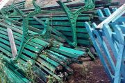 Паркові лави зі «Стометрівки» вивезені на КП «Зеленбуд» для ремонту і повернуться в місто