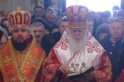 Патріарх Філарет у Чернігові освятив новий іконостас Катерининської церкви