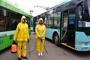 У громадському транспорті Чернігова проводять періодичну дезинфекцію