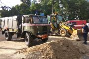 Міни Другої світової війни виявлені під час ремонтних робіт на перехресті вул. Шевченка та Олександра Молодчого
