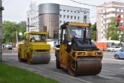 Ремонт дорожнього покриття на вулиці Івана Мазепи (ФОТОРЕПОРТАЖ)