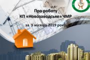 КП "Новозаводське" обслуговує 486 житлових будинків та 30 га прибудинкової території