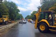 На ділянці по проспекту Миру досліджується обсяг пошкодження дороги