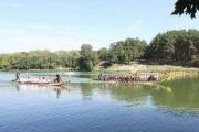 У Чернігові пройшли дитячі змагання на човнах "Dragon boat" по р. Десна