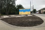 На 5 кутах завершили будівництво основи для міні-скверу
