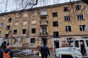Оперативна інформація щодо пошкодження житлового будинку та інфраструктури внаслідок падіння безпілотника в Чернігові