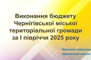 Схвалений Звіт про виконання бюджету Чернігівської міської територіальної громади за І півріччя 2025 року