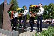 Пам’ять героїчної партизанки Олени Білевич у Чернігові вшанували представники трьох країн