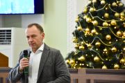 Міський голова привітав колектив міської ради з прийдешніми Новим роком та Різдвом Христовим